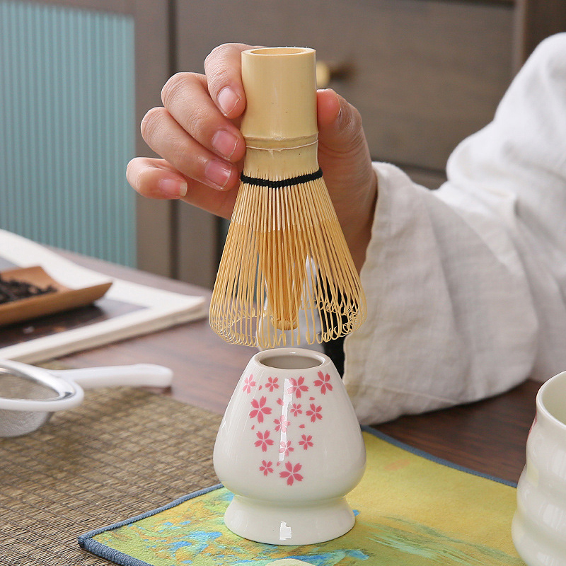 Japanese Ceramic Matcha Green  - Bamboo Whisk Chasen 리뷰 및 가격